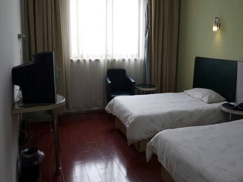 Motel 168 Shanghai Huoshan Road Jiangpu Park Subway Station Branch Bagian luar foto